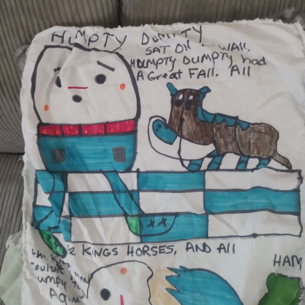 Humpty Dumpty Themed Blanket